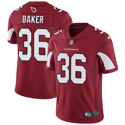 Nike Cardinals #36 Budda Baker Red Team Color Men's Stitched NFL Vapor Untouchable Limited Jersey - Click Image to Close